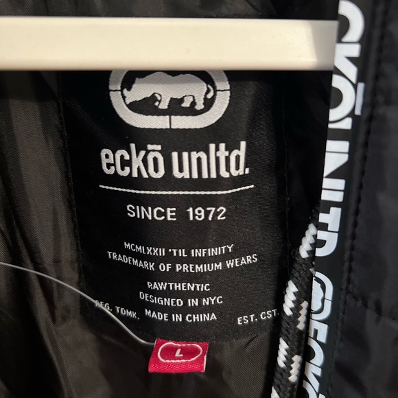 Ecko Unltd Hybrid Men Jacket Black And Gray - Picture 2 of 3